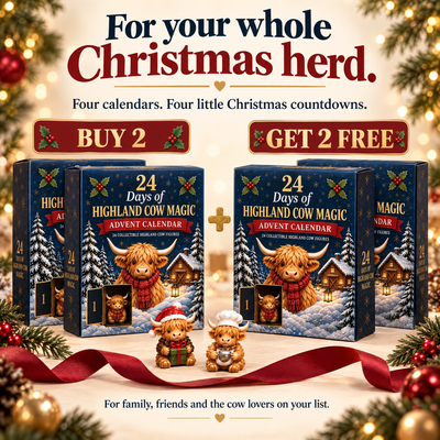 Highland Cow Advent Calendar — 24 Days of Little Cow Magic